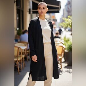 Black elegant Women's Cardigan .